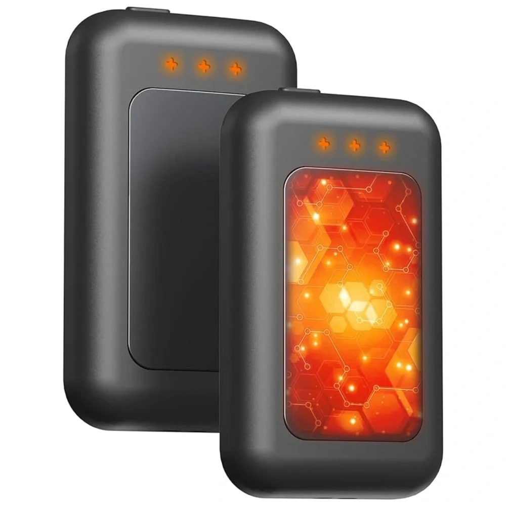 New Hand Warmers Rechargeable, 2 Pack 6400mAh Gray - Picture 1 of 6